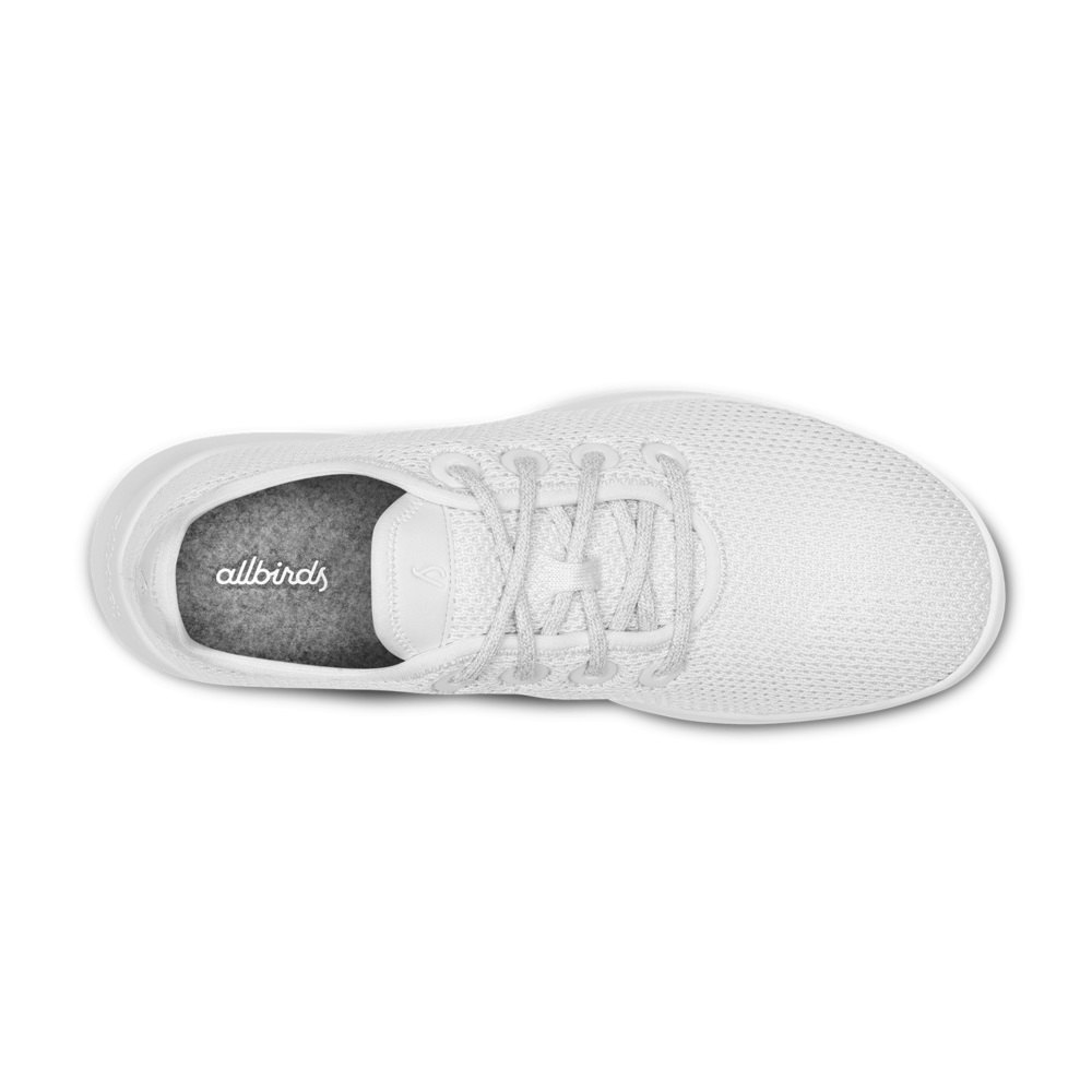 Allbirds Women\'s Sneakers White - Tree Runners - 07984AQVL